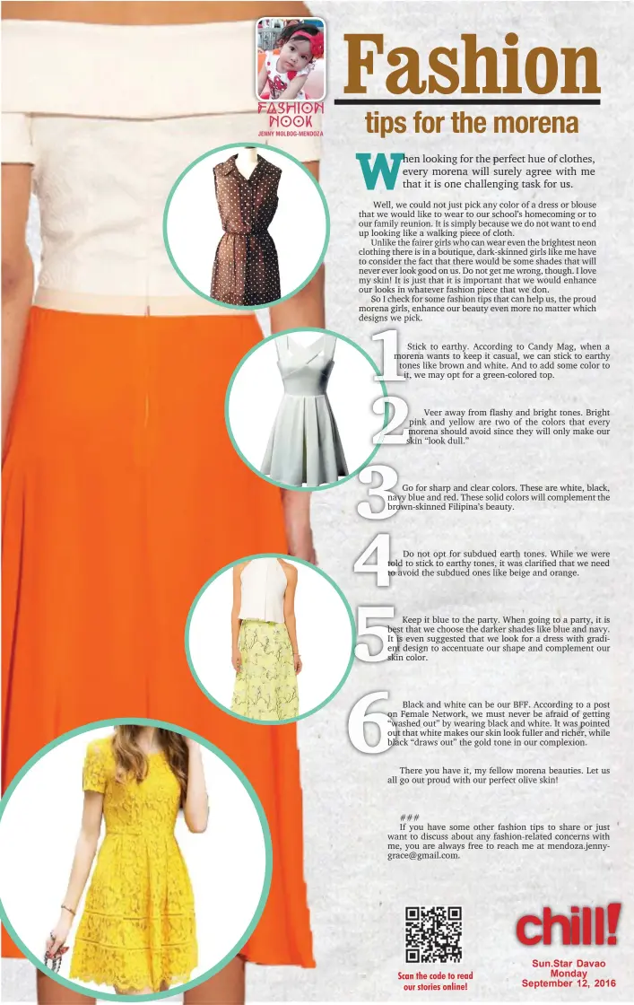 Fashion tips for the morena - PressReader