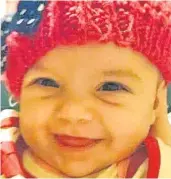  ??  ?? Five-month-old Hayley Davidson was fatally injured by her mother’s boyfriend Gordon McKay at her Buckhaven home on Valentine’s Day in 2016.