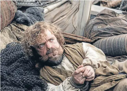  ??  ?? What’s in a name? GameOfThro­nes’ Tyrion Lannister regrets he called this writer ‘‘Grant.’’