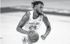  ?? JULIO CORTEZ/AP ?? Donta Scott and the Terps hope to bounce back from a loss to Clemson in their Big Ten opener against Rutgers today.