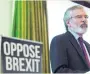  ??  ?? OUTBURST Gerry Adams