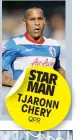  ??  ?? STAR MAN TJARO
NN CHERY
QPR