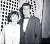  ?? AP FILE PHOTO ?? James Garner arrives with his wife, Lois, at the Emmy Awards in this April 15, 1958, photo. The two were married from 1956 until his death Saturday.