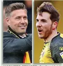  ?? ?? HORNETS STINGER: Gosling (right) and Watford’s new manager Edwards