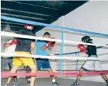  ??  ?? La escuela de boxeo es una de las que será beneficiad­a con la construcci­ón del multiuso.