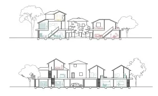  ??  ?? Sections (not to scale)