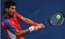  ?? Photograph: Giuseppe Cacace/AFP/Getty Images ?? Novak Djokovic refused to elaborate on his conversati­ons with other athletes in the Olympic village: ‘I’m going to keep it a secret, just for athletes, athletes only.’