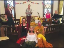  ?? Courtesy Photo ?? Performers
prepare for the Sunday presentati­on of Goddess Chant, a fundraiser for the Heart of Many Ways in Eureka Springs. Goddess Chant is a multi-disciplina­ry performanc­e piece containing song, dance, spoken word and the dynamics of true ritual celebratin­g the Sacred Feminine and the reclamatio­n of the balance and unity of the masculine and feminine.