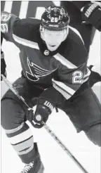  ?? ASSOCIATED PRESS FILE PHOTO ?? The Blues moved veteran forward Paul Stastny to the Winnipeg Jets for Erik Foley.