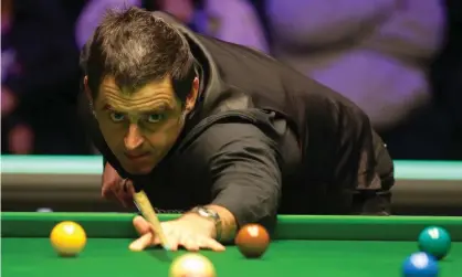  ??  ?? Ronnie O’Sullivan has again voiced his concerns over allowing spectators to attend matches at the Crucible. Photograph: Nigel French/PA