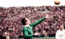  ?? Photograph: PA Images/Alamy ?? Tony O’Reilly playing for Ireland against England in the Five Nations Championsh­ips in 1970.