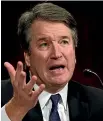  ?? AP ?? Brett Kavanaugh’s confirmati­on hearings for the US Supreme Court energised the mothers of sons who feared that he had been falsely accused of sexual misconduct.