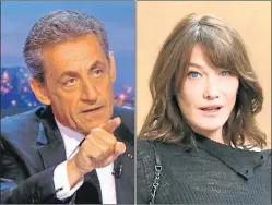  ?? DPA AP ?? ENOJO. Sarkozy declaró en un causa que lo “une”a Gadafi.