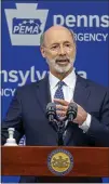  ??  ?? GOV. TOM WOLF