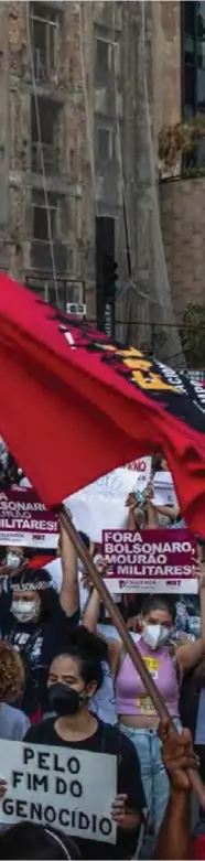  ??  ?? Foto de Victor Moriyama, na manifestaç­ão #29M, na Avenida Paulista