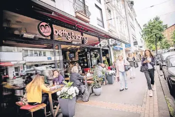  ?? RP-FOTO: ANDREAS ENDERMANN ?? Das Betty & Samy an der Nordstraße 87 bietet deutsche und internatio­nale Küche.