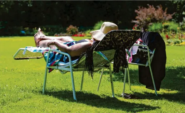  ?? Fotos: Michael Hochgemuth ?? Im Botanische­n Garten kann man den Sommer in Augsburg hervorrage­nd genießen – aber nicht nur da.