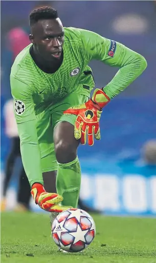  ?? ADAM DAVY GETTY IMAGES ?? While Edouard Mendy has quickly establishe­d himself at Chelsea, the five other Black goalkeeper­s currently registered to Premier League squads have yet to play.
