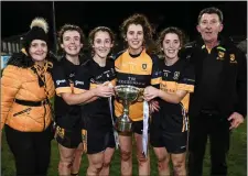  ??  ?? Sisters, from left, Doireann, Róisín, Meabh and Ciara O’Sullivan celebrate with their parents Ina and Gerry