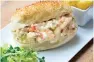  ??  ?? Lobster and river prawn roll