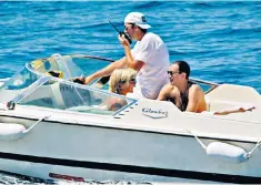  ??  ?? Extraordin­ary times: Diana, Princess of Wales with Dodi Fayed in Saint Tropez