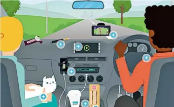  ??  ?? Online IAM Roadsmart’s e-learning is provided in interactiv­e picture and video forms, with each module covering a different aspect of motoring