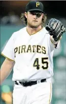  ?? Matt Freed/Post-Gazette ?? Pirates starter Gerrit Cole has been busy recently as the team’s union representa­tive.