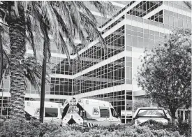  ?? Dana Burke / Staff ?? The Bay Area Regional Medical Center in Webster closed on May 4 after opening four years earlier and spending $200 million in constructi­on and operation. An estimated 900 employees immediatel­y lost their jobs. There are no records that the company ever filed for bankruptcy.