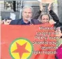  ??  ?? Hunko ile Lacelle'nın PKK'yı öven skandal paylaşımla­rı tepki topladı.