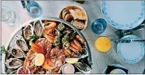  ?? ?? Temptation for your taste buds: succulent fresh seafood is never off the menu