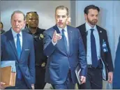  ?? J. Scott Applewhite Associated Press ?? LAWYER Abbe Lowell, left, with Hunter Biden, said the invitation is “not a serious oversight proceeding.”