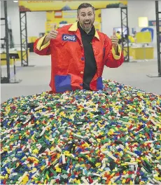  ?? SEAN SISK/LEGO ?? Lego master builder Chris Steininger — one of eight in the world — will be hosting lab sessions when the toy company’s Imagine Nation tour comes to Vancouver’s Convention Centre Sept. 30 to Oct. 2.
