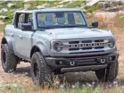  ?? RYAN GARZA/USA TODAY NETWORK ?? The Ford Bronco is back after a 24-year absence and will be released in spring 2021.