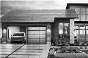  ?? SOURCE: TESLA ?? An impression of SolarCity solar roof