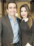  ??  ?? Francisco Feliú y Viviana Mercado.