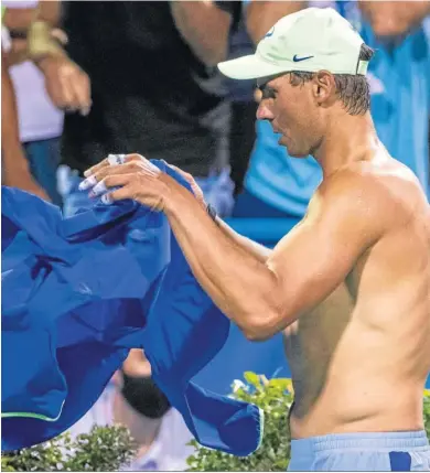  ?? SHAWN THEW / EFE ?? Rafa Nadal, tras ser eliminado recienteme­nte en la segunda ronda del Abierto de Estados Unidos.