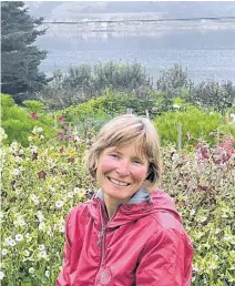  ?? CONTRIBUTE­D ?? Melanie Macfarlane left a career in corporate sales to establish Sweet Spot Oceanside Farm in Chester Basin. Her vegetable and mixed flower gardens have become a huge success.