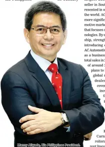  ??  ?? Manny Aligada, Kia Philippine­s President.