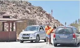  ?? D.A ?? Control de acceso en coche a las playas de Mónsul, Genoveses y Barronal