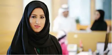  ??  ?? ↑ We are witnessing a great deal of interest, says Maytha Al Habsi.