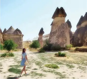  ??  ?? GOREME VALLEY. Walk amongst the magical and otherworld­ly rockscapes created by Mother Nature.