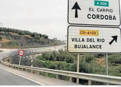  ?? D. C. ?? Carretera A-306 entre Córdoba y Jaén.