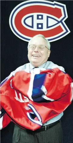  ?? JOHN KENNEY / POSTMEDIA NEWS FILES ?? American businessma­n George Gillett Jr. was happy to snap up the Montreal Canadiens in 2001.