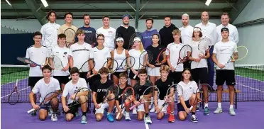  ?? ?? Auf dem Weg nach oben: Konsequent verfolgt die Tennisakad­emie Burgenland ihre Ziele