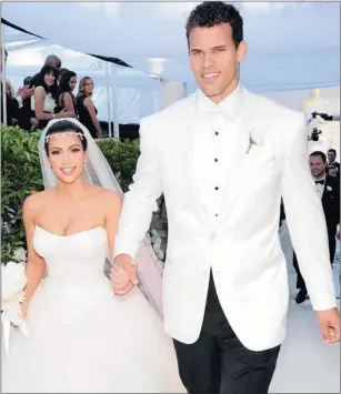  ?? PICTURE: COURTESY
E! ENTERTAINM­ENT ?? UNWEDDED BLISS: After a stupendous wedding ceremony in Montecito, California, Kim Kardashian decided her marriage to Kris Humphries wasn’t working and filed for divorce 72 days later.