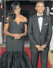  ?? Chip Somodevill­a Getty Images ?? THE VERA WANG Collection stunner from the September 2015 state dinner was seen by some as a diplomatic gesture.