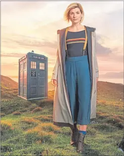  ??  ?? Jodie Whittaker as the first female Doctor Who, above, and Rona Munro, left, who counts the sci-fi series among her many writing credits
