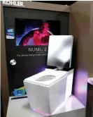  ?? Photograph: Steve Marcus/Reuters ?? Numi, an ‘intelligen­t toilet’ designed by the US brand Kohler, at the Consumer Electronic­s Show in 2020.