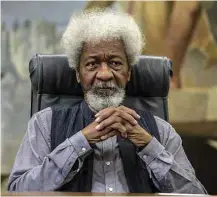  ?? Divulgação ?? O nigeriano Wole Soyinka, durante evento em Porto Alegre