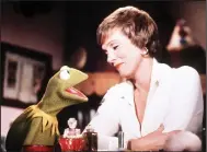  ?? (AP) ?? Singer and actress Julie Andrews and Kermit the Frog appeared on “The Muppet Show” in November 1977.